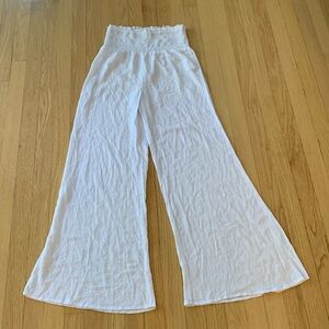 Tularosa White Wide Leg Pants Swim Cover Up Revolve